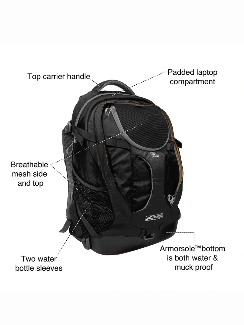 Kurgo G-Train Dog Carrier Backpack